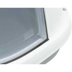 Detalle de la puerta del arenero Trixie Primo XXL