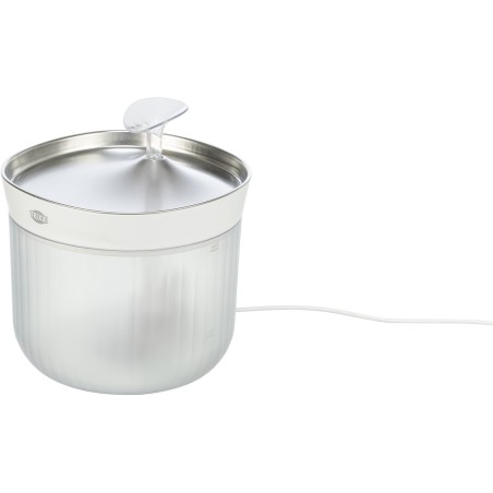 Fuente de agua Trixie Aqua Clear de 2,5 litros en plástico y acero inoxidable