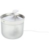 Fuente de agua Trixie Aqua Clear de 2,5 litros en plástico y acero inoxidable