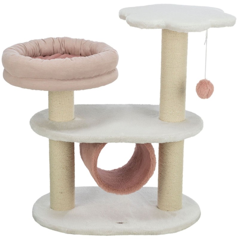 Trixie Isabella rascador para gatos de 70 cm blanco y rosa