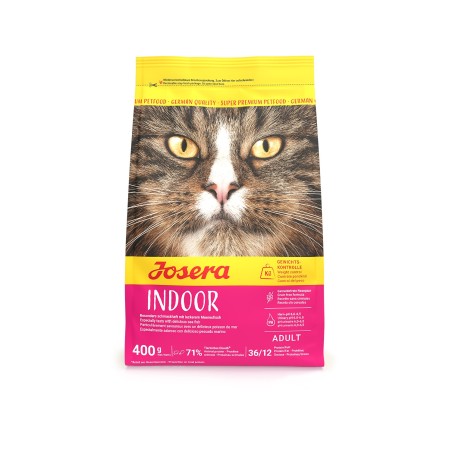 Josera Indoor pienso para gatos adultos de interior, bolsa de 400 g