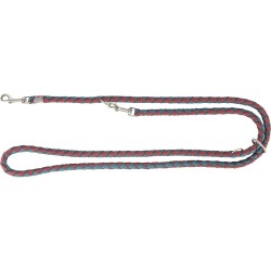 Ramal Trixie CAVO ajustable de 2 m en Sangría/Azul petróleo