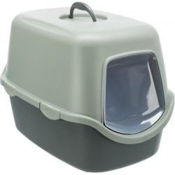 Arenero Trixie Be Eco Vico antracita y gris verdoso 40 × 40 × 56 cm