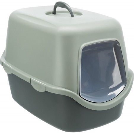 Arenero Trixie Be Eco Vico antracita y gris verdoso 40 × 40 × 56 cm