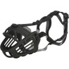 Bozal Trixie Flex negro: cesta y correas ajustables
