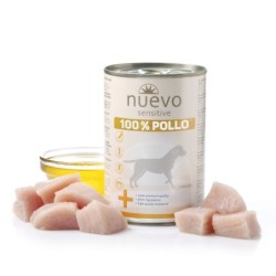 NUEVO Sensitive pollo para perros lata 400 g