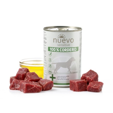 NUEVO Sensitive cordero para perros lata 400 g