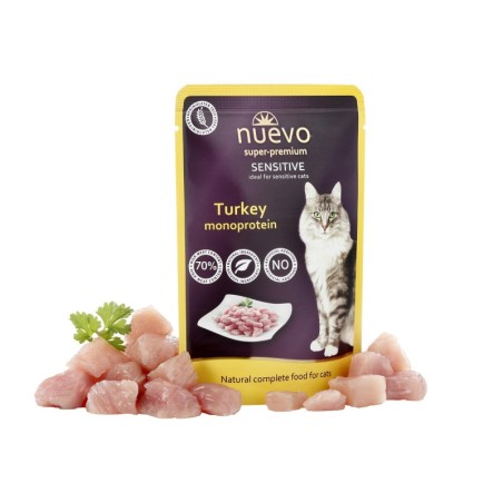 NUEVO Sensitive pavo para gatos sobre 85 g