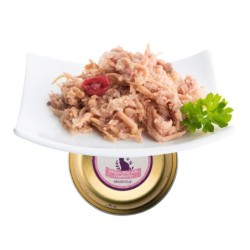 NUEVO Lovely Filets Sensitive filetes de pollo y arándanos tarrina para gatos 85 g
