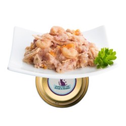 NUEVO Lovely Filets Tender filetes de pollo y gambas tarrina para gatos 85 g