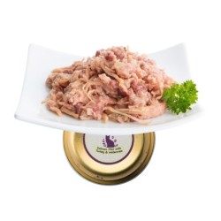 NUEVO Lovely Filets Tasty filetes de salmón y pavo tarrina para gatos 85 g
