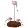 Familia Ratón en Muelle, Felpa, ø15 x 22 para gatos | Trixie