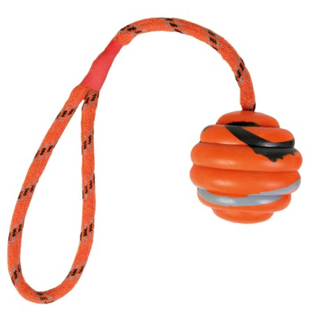 Pelota con Cuerda Pesada, Caucho para perros | Trixie