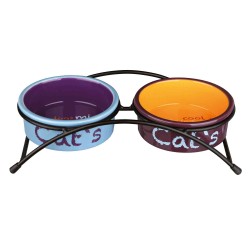 Set 2 comederos Trixie de cerámica para gatos