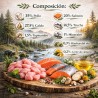 Isegrim Salmón y Trucha 410 g | Comida húmeda natural para perros