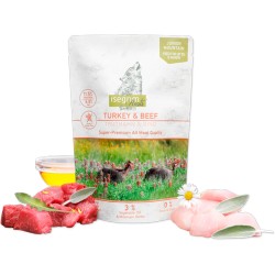 Isegrim Pavo y Ternera Cachorros 410 g | Comida húmeda natural