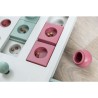 Detalle de los compartimentos del Trixie Cat Activity Brain Mover