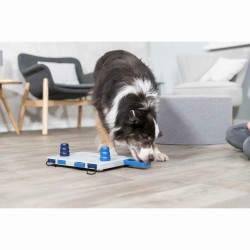 Perro utilizando el juego de inteligencia Trixie Move2Win